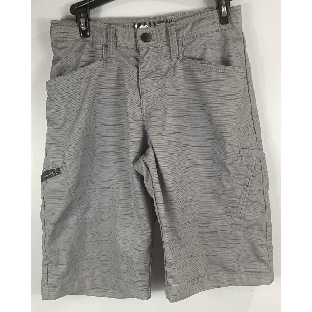 Lee Boys 14R Gray Bathing Suit Shorts with Pockets